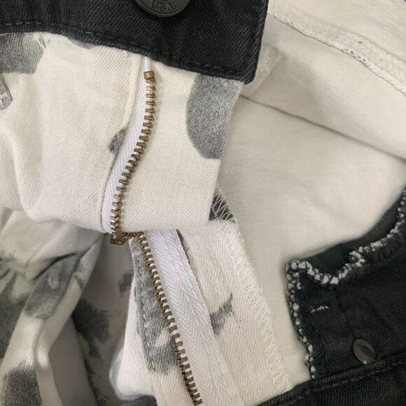 Hudson Jeans 'Leeloo' Colorblock Crop Skinny Jeans Size 29 - Picture 9 of 9